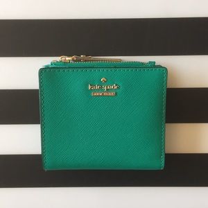 Kate spade adalyn wallet in confetti green